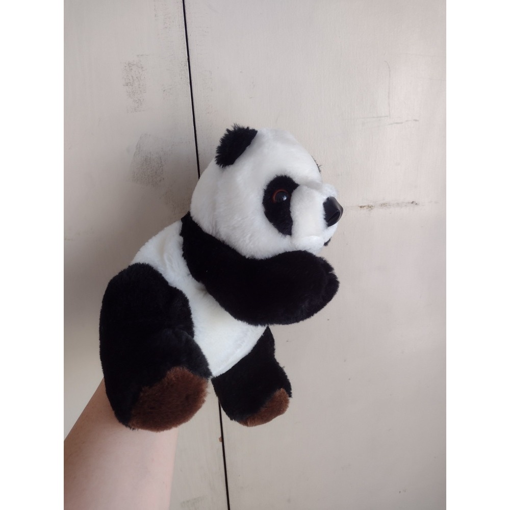 Panda Inn Plush Hand Puppet Panda Express Colab Stuffed Animal Bear Vtg